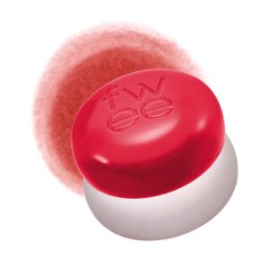 Blurry Pudding Pot | Airbrushed Blush & Lip, Buildable Pigment, Long-lasting, Lightweight, Easy to Blend, Natural Soft Matte Finish - Ambitious (Warm Red) | 0.17 oz