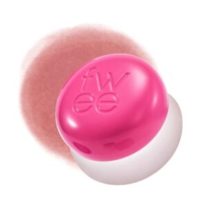 Blurry Pudding Pot | Airbrushed Blush & Lip, Buildable Pigment, Long-lasting, Lightweight, Easy to Blend, Natural Soft Matte Finish - Skirt (Peachy Pink) | 0.17 oz