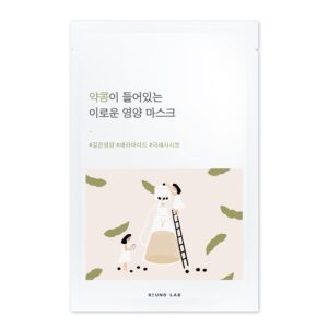 ROUND LAB Soybean Nourishing Mask | Nourished and firmer skin with Black Soybean Extract, Creamy essence, Rejuvenating, Cooling (10ea)
