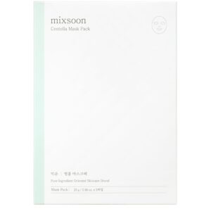 mixsoon Centella Mask Pack Face Moisturizer Soothing Calming Sheets Korean Glass Skin Care 1Pack (5ea)