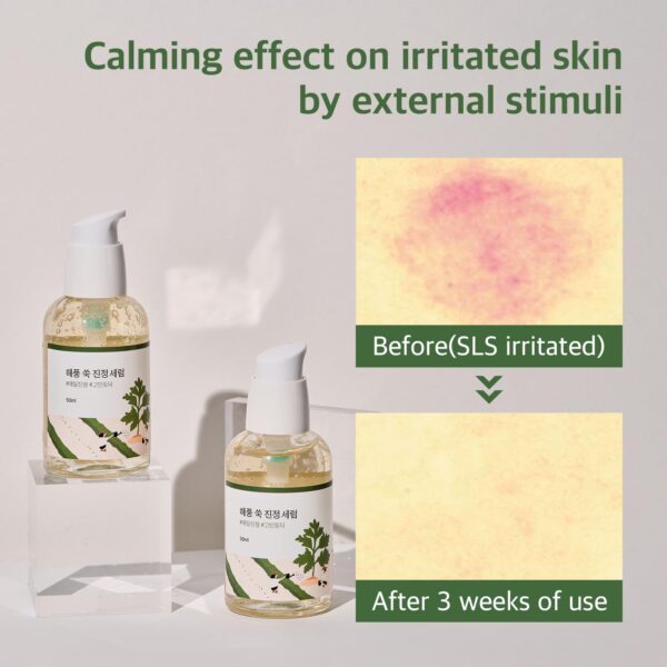 ROUND LAB Mugwort Calming Serum 50ml / Soothing, Refreshing, Mugwort Extract Serum - Image 6