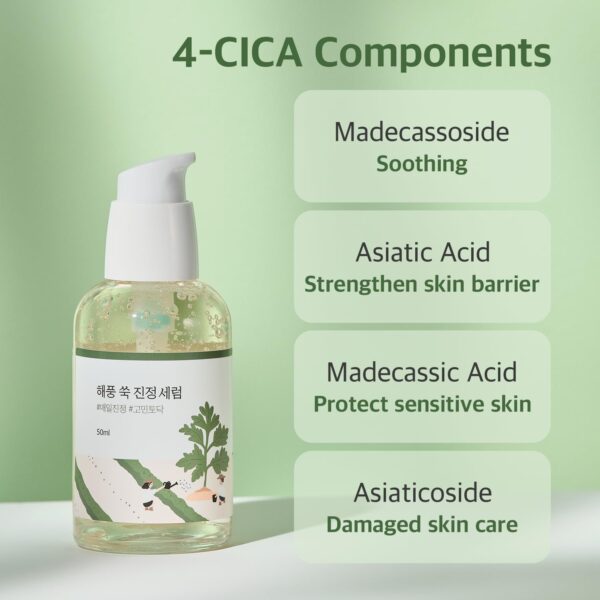 ROUND LAB Mugwort Calming Serum 50ml / Soothing, Refreshing, Mugwort Extract Serum - Image 5