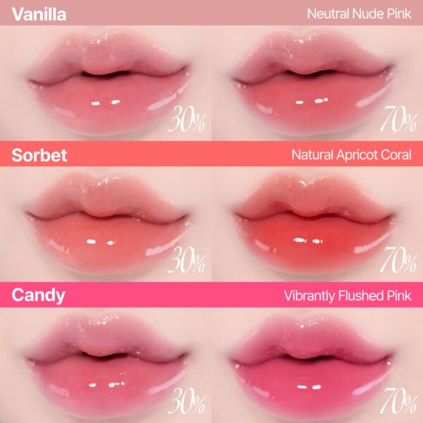 3D Voluming Gloss 30% (Sheer) | Aengdu 30% l High Shine, Non-Sticky Lip Gloss for Makeup | Long-Lasting, Moisturizing Gel Formula | 30%, 70% Pigment Options | 5.3g - Image 5