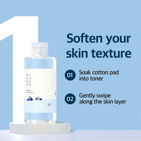 ROUND LAB Dokdo Toner/Exfoliating, Hydrating, Watery Type Toner (100ml) - Image 9