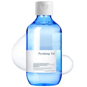 PKY Low pH Facial cleansing washes(water type)Makeup Remover Face Cleanser with Witch Hazel and AHA - Cica, Tea Tree Extract Natural Ingredients Calming Cleanser Ceramide Micellar Water 9.8 Fl Oz