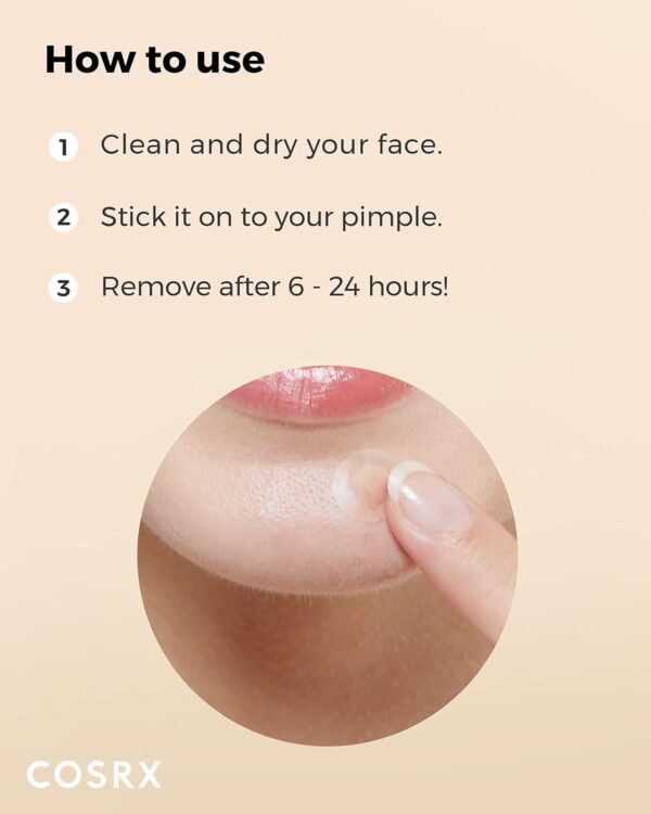 COSRX Master Patch Basic, Overnight Acne Patch Hydrocolloid, Blemish Spot Sticker for Face, Strong adhesion & Thicker Spot Cover, 1 Sizes (36 Count) - Image 7
