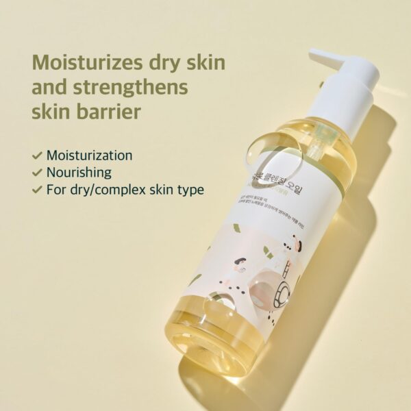 ROUND LAB Soybean Cleansing Oil | Dissolve impurities, Wash away sunscreen, Daily cleansing, Skin irritation test completed (6.76fl.oz) - Image 2