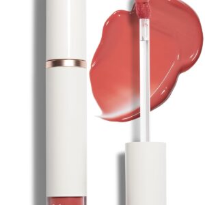 HINCE Mood Enhancer Water Liquid Glow - Non-Sticky & Waterproof Lip Stain for Women - Long Wearing Lip Gloss for Natural and Glass Glow - Moisturizing Liquid Makeup, 0.16 fl.oz. (AMBIENT)