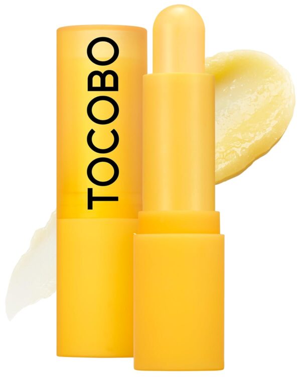 TOCOBO Vitamin Nourishing Lip Balm 19g | Nourishing Moisturizing Vegan lip Balm for Dry Lip & Natural Yellow Color