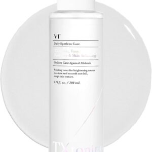 VT COSMETICS TX Toning Facial Toner with Tranexamic Acid, Niacinamide, Glutathione, Hydrating, Refreshing Toner for Dark Spots, Acne Scar, Exfoliating, Sensitive Skin, Korean Skincare, Fragrance-Free