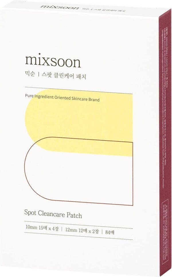 mixsoon Spot Clean Care Patch (84 Patches) Acne Pimple Seamless Patches to Cover and heal Troubled Spots