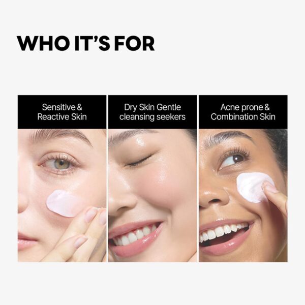 ROUND LAB 1025 Dokdo Cleanser 5.07 Fl Oz, Low pH Facial Cleanser for Sensitive Skin, Rich Soft Bubbles for Deep Cleansing and Makeup Removal, Hydrating Face Wash with Deep Sea Water, Korean Skin Care - Image 3