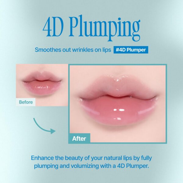 4D Voluming Plumper | Lip Gloss for Day Use, Moisturizing & Volumizing | 4.8g - Image 3