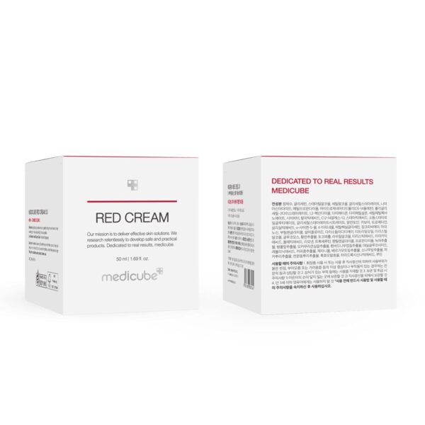 medicube Red Cream 2.0 || Low-irritating formula for trouble-prone skin | Soothing and relieving | Formulated with BHA, Niacinamide & Adenosine | Non-comedogenic | Korean skincare (1.69fl.oz.) - Image 2