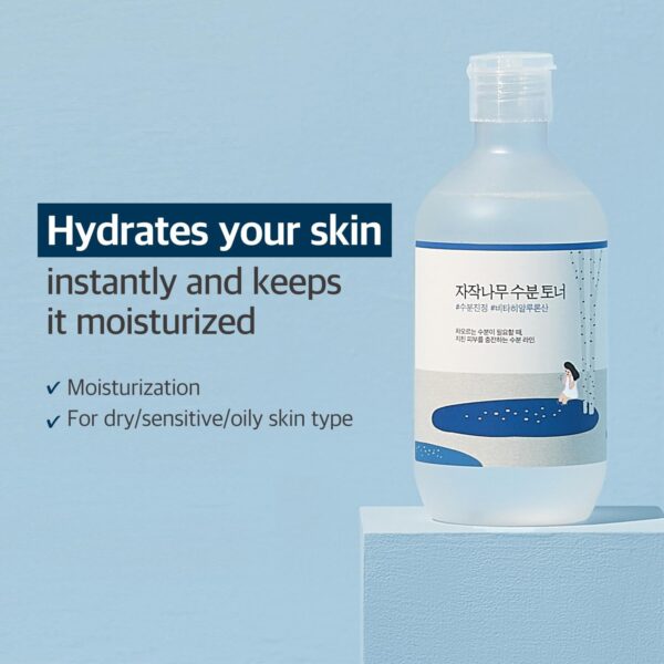 ROUND LAB Birch Juice Moisturizing Toner 300ml / Vita Hyaluronic Acid, Alcohol-Free, Fragrance & Essential oil-Free Hydrating Toner - Image 2