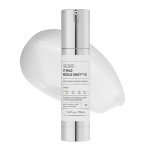 VT COSMETICS CICA Reedle Shot 50, Spicule Microneedling Serum for Pore Care & Exfoliation, Exosome, Centella Asiatica for Glass Skin, Smooth Texture, Korean Liquid Skin Booster (1.69 Fl Oz / 50ml)