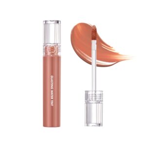 rom&nd Glasting Water Tint (15 Nudy Sundown) | Glossy Finish, Lightweight, Moisturizing, Long-lasting, Plumping lips