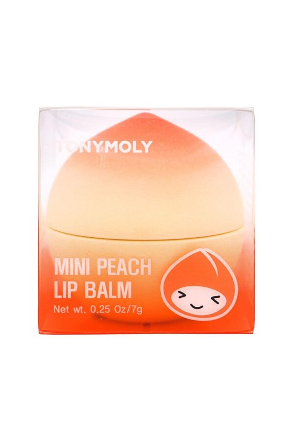 TONYMOLY Mini Peach Lip Balm, Moisturizing & Hydrating Korean Lip Balm for Women & Men, Long Lasting, Chapstick for Lips - Image 5