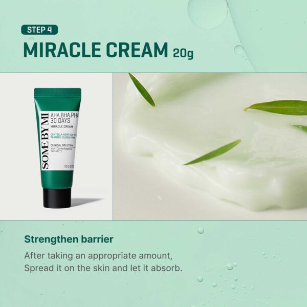 SOME BY MI AHA BHA PHA 30Days Miracle AC SOS Kit - Toner 1.01Oz, Serum 0.33Oz, Cream 0.7Oz, Foam 1.01Oz - Mild Exfoliating Daily Skin Care Set - Skin Wastes, Sebum, Oiliness Care - Korean Skin Care - Image 7