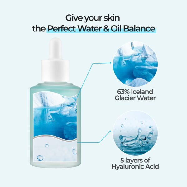 numbuzin No.6 Serum | Deep Sleep Mask Serum | Iceland Glacier Water for Instant and Long-lasting Hydration with Hyaluronic Acid & Niacinamide | Korean Skincare for Dry Skin | 1.69 fl. oz. - Image 6