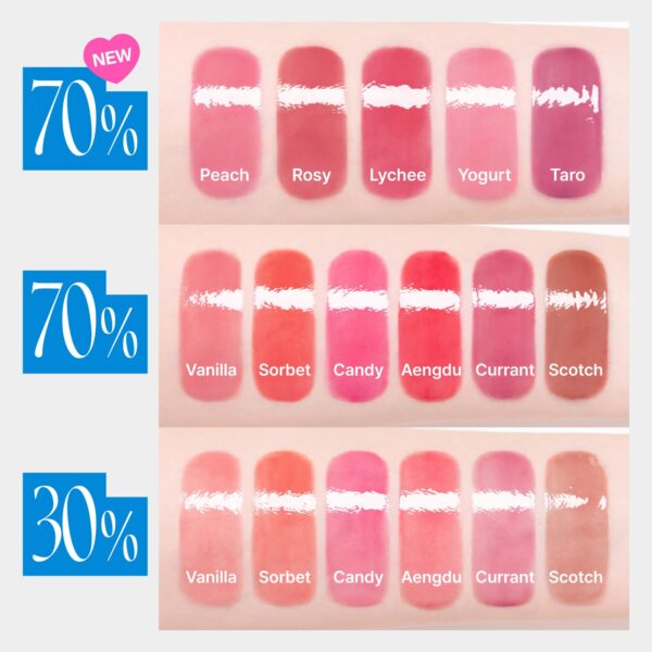 3D Voluming Gloss 30% (Sheer) | Aengdu 30% l High Shine, Non-Sticky Lip Gloss for Makeup | Long-Lasting, Moisturizing Gel Formula | 30%, 70% Pigment Options | 5.3g - Image 7