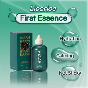 Licorice First Essence – Soothing & Hydrating Facial Essence with Korean Licorice Root, Hyaluronic Acid & Allantoin, Lightweight Texture, Alcohol-Free, Korean Skincare