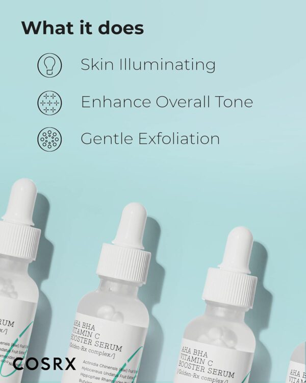 COSRX AHA BHA Vitamin C Booster Serum 1.01fl.oz/30ml, Anti Aging, Plumping, Hydrating Serum with Niacinamide, Not Tested on Animals, No Parabens, Korean Skincare - Image 3
