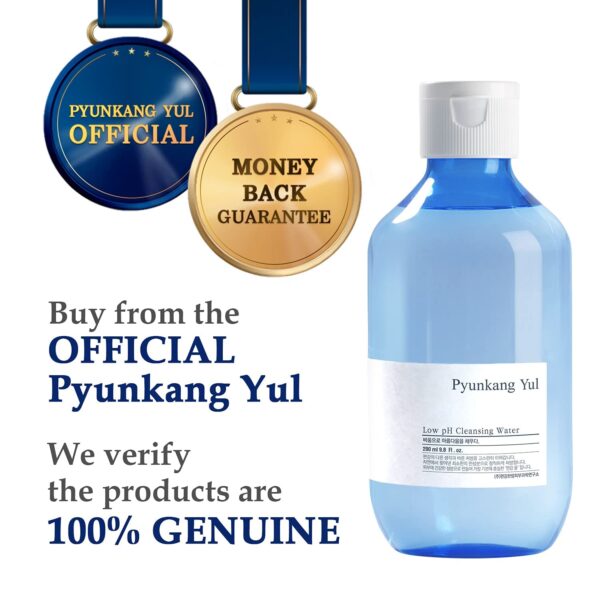 PKY Low pH Facial cleansing washes(water type)Makeup Remover Face Cleanser with Witch Hazel and AHA - Cica, Tea Tree Extract Natural Ingredients Calming Cleanser Ceramide Micellar Water 9.8 Fl Oz - Image 2