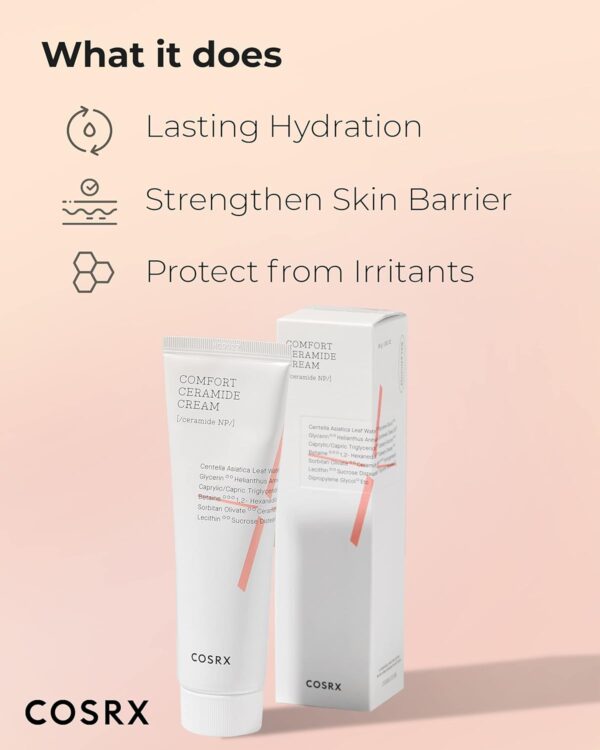 COSRX Balancium Comfort Ceramide Cream, 2.82 oz / 80g | Centella Asiatica Matte Balm | Korean Skin Care, Animal Testing Free, Paraben Free - Image 3