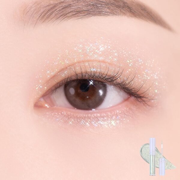 rom&nd The Universe Liquid Glitter (08 Minty Way) | Kbeauty, Sparkling Eyes, Transparent Glitter, Long Lasting, Easy to Apply - Image 2