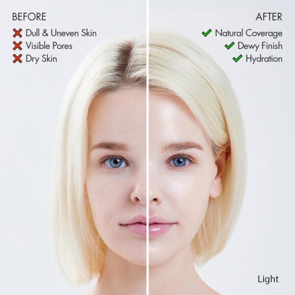 AGE20'S Signature Essence Pact SPF 50+ | Pack of 1 | 13C PORCELAIN | Cream Foundation, Dewy Finish, Natural Coverage | Korean Cushion Foundation - Image 3
