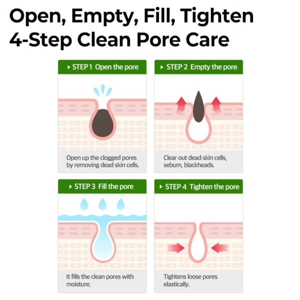 SOME BY MI Super Matcha Pore Clean Clay Mask - 3.52Oz, 100g - Made from Match Water for Sensitive Skin - Skin Moisturizing Effect with Sebum and Pore Care - Korean Skin Care - Image 4