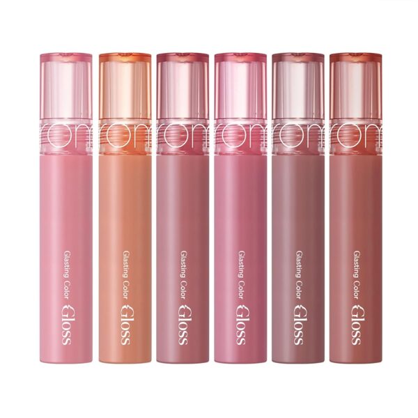rom&nd Glasting Color Gloss (02 NUTTY VAGUE) | Kbeauty, Plumping, Glossy, Moisturizng, Natural Color, Long-lasting - Image 4