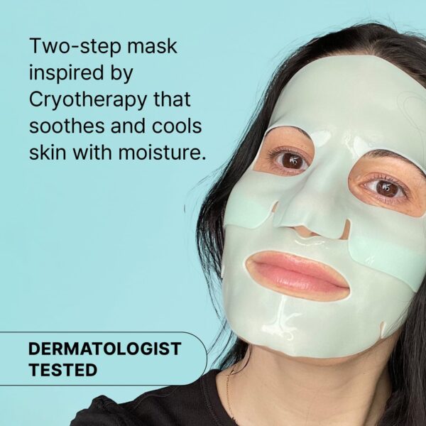 Dr.Jart+ Cryo Rubber Soothing Face Mask | Hydrates and Reduces Redness | Korean Skin Care | Travel Size, 1 Pack - Image 2