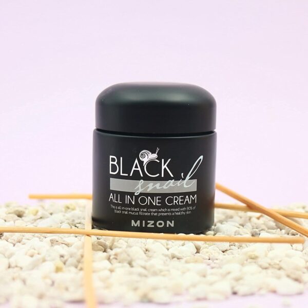 Mizon Black Snail, All In One Cream, 2.53 fl oz (75 ml) - Image 4