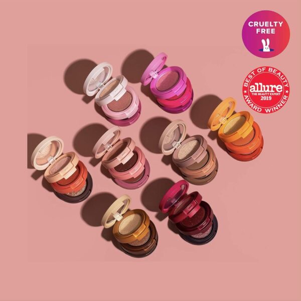 Kaja Beauty Bento Collection - Bouncy Eyeshadow Trio | Peach Orange Tones, Travel Size, 02 Orange Blossom, 2019 Allure Best of Beauty Award, 0.03 Oz - Image 2