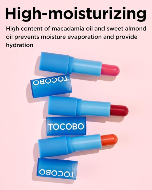 [TOCOBO] Powder Cream Lip Balm 031 Rose Burn 0.67 oz / 19g | Soft Matte Velvet Type Vegan Lip Balm & Creamy Powder Texture without Exfoliation, mother's day - Image 5