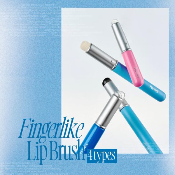 Fingerlike Silicone Lip Brush Mini | Multi-purpose Makeup Blending Brush with Lid - Image 3