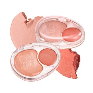 Mellow Dual Blush | CR01 Juicy Smile | Dual Color, Jelly Texture, 12 Colors, Longwear, Long-lasting | 7.2g