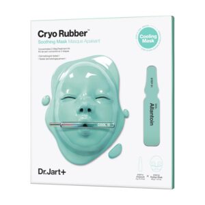 Dr.Jart+ Cryo Rubber Soothing Face Mask | Hydrates and Reduces Redness | Korean Skin Care | Travel Size, 1 Pack