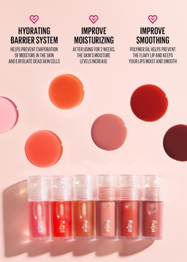 Kaja Lip Plumping - Juicy Glass 03 Apricot Allure | Hydrating, Feel Plumped and Lightweight with Vitamin Tree Fruit Oil, Vegan, Cruelty-Free, Clear Tint Stain Shine Gloss Plumper, Long Lasting - Image 4
