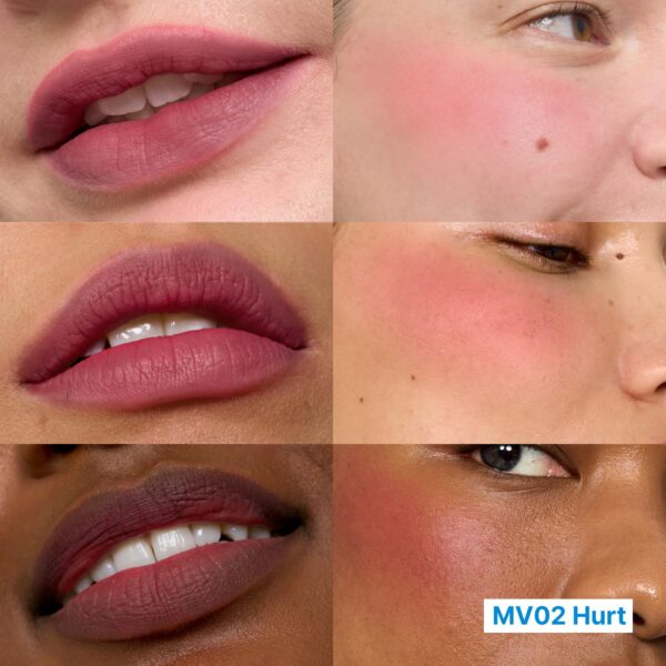 Blurry Pudding Pot | Airbrushed Blush & Lip, Buildable Pigment, Long-lasting, Lightweight, Easy to Blend, Natural Soft Matte Finish - Hurt (Mauve Brown) | 0.17 oz - Image 2