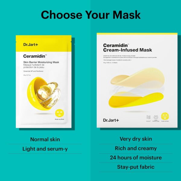 Dr.Jart+ Ceramidin™ Skin Barrier Moisturizing Face Mask | Sheet Mask | Korean Skin Care - Image 6