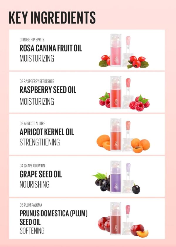 Kaja Lip Plumping - Juicy Glass 03 Apricot Allure | Hydrating, Feel Plumped and Lightweight with Vitamin Tree Fruit Oil, Vegan, Cruelty-Free, Clear Tint Stain Shine Gloss Plumper, Long Lasting - Image 7