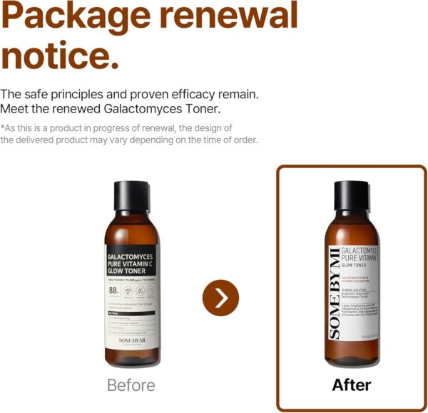 SOME BY MI Galactomyces Pure Vitamin C Glow Toner - 6.76Oz, 200ml - Korean Daily Vitamin C Face Toner for Skin Brightening - Glass Skin Routine with Skin Texture, Elasticity Care - Korean Skin Care - Image 2
