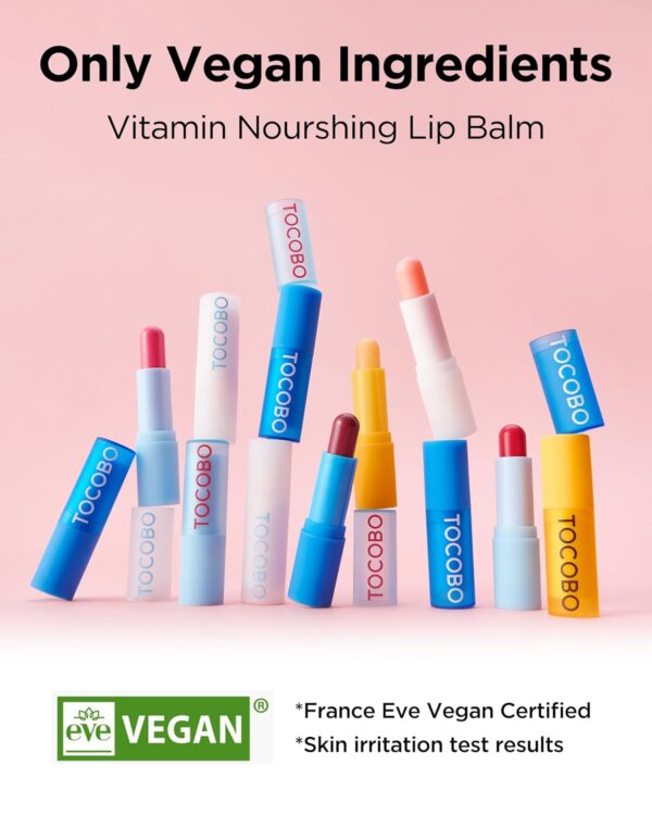 TOCOBO Vitamin Nourishing Lip Balm 19g | Nourishing Moisturizing Vegan lip Balm for Dry Lip & Natural Yellow Color - Image 7