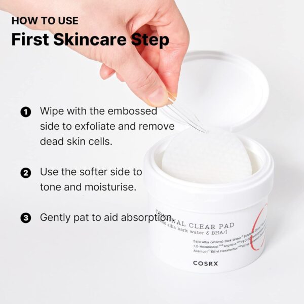 COSRX BHA Toner Pads, 70 Sheets, Exfoliating Pads for Dead Skin & Blackheads, Minimize Pores, Prevent Breakouts, Improve Skin Texture, Korean Skin Care - Image 7