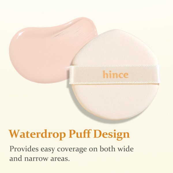 hince Second Skin Glow Cushion-12g | Skin Foundation dewy, glow, long-lasting, classy, clean beauty, lightweight, natural look,refreshing, moisturizing, slim fitting texture (IVORY, 21) - Image 7
