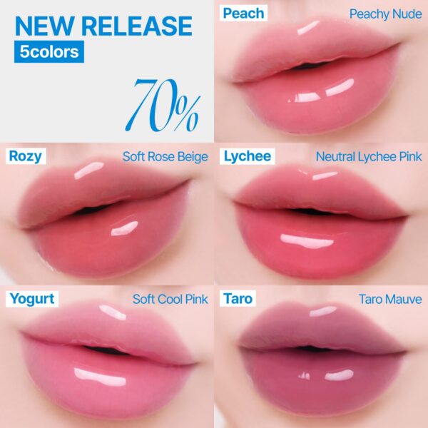 3D Voluming Gloss 30% (Sheer) | Aengdu 30% l High Shine, Non-Sticky Lip Gloss for Makeup | Long-Lasting, Moisturizing Gel Formula | 30%, 70% Pigment Options | 5.3g - Image 4