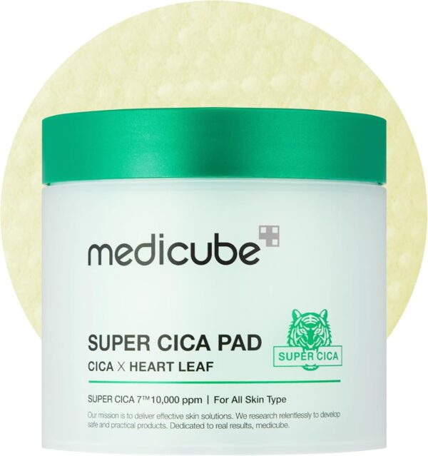 medicube Super CICA Pad - CICA x Heart Leaf - Vegan Certified - 70 Pads/Pack